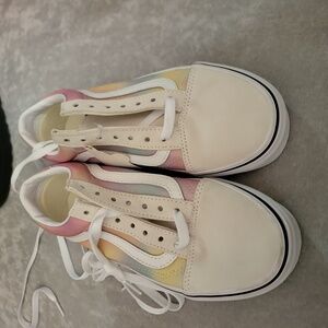 New Vans - Old Skool - pastel water color